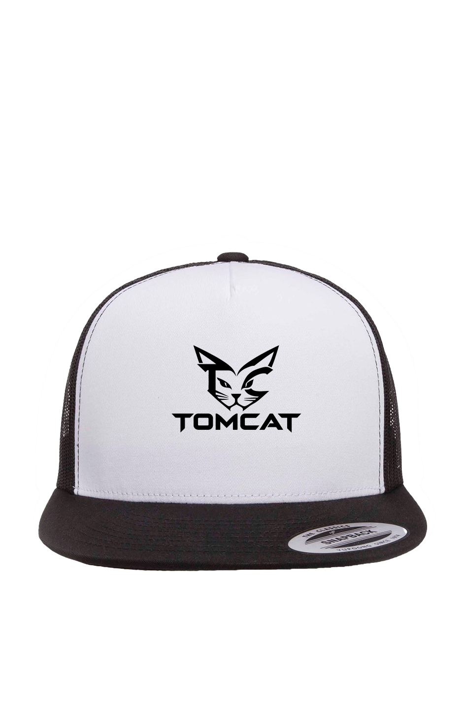 White Crown 5 Panel Trucker Cap