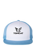 White Crown 5 Panel Trucker Cap
