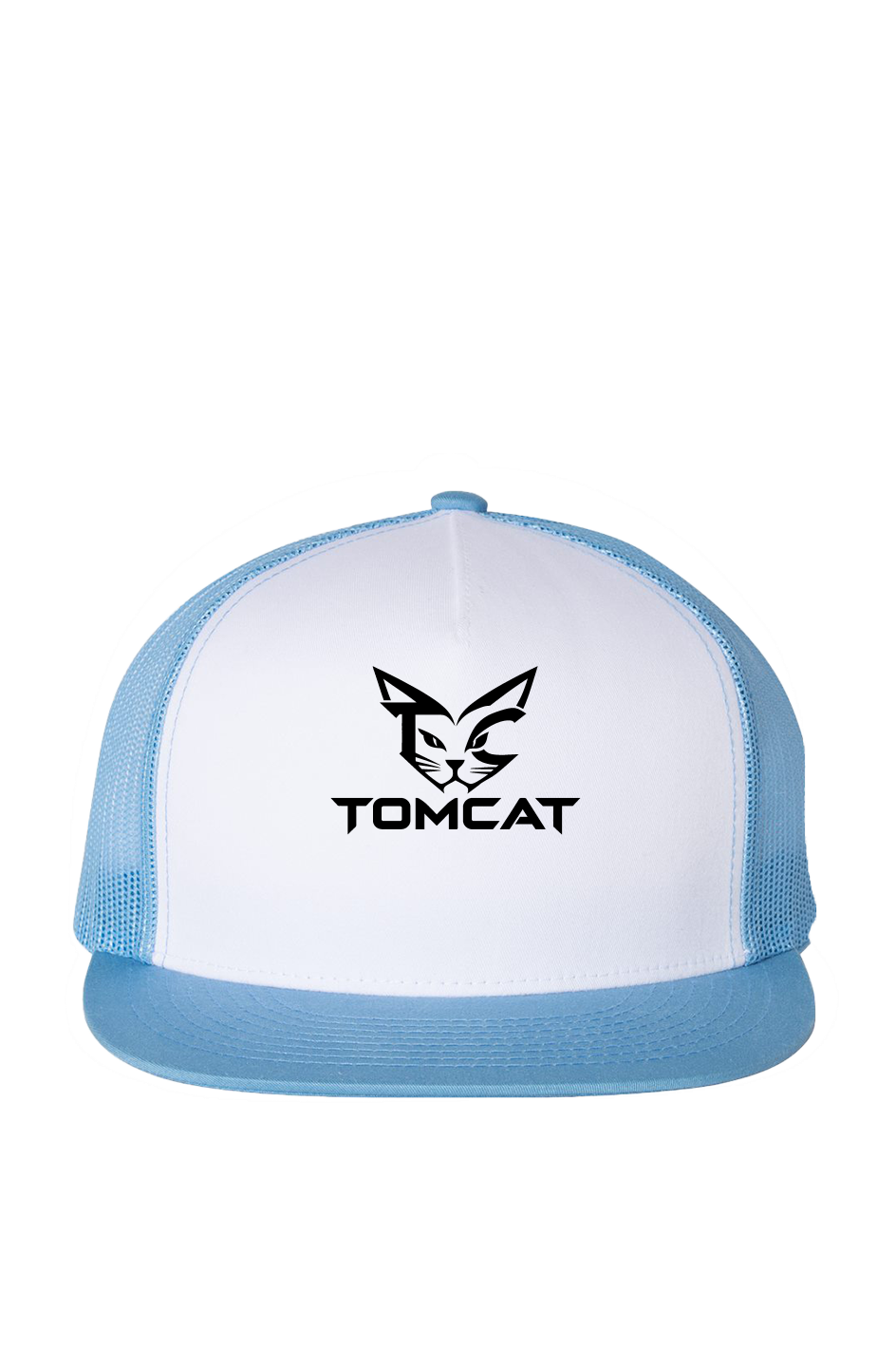 White Crown 5 Panel Trucker Cap