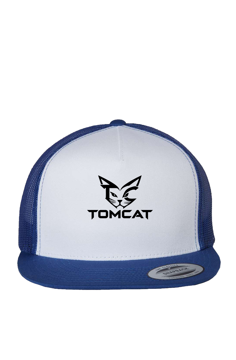 White Crown 5 Panel Trucker Cap
